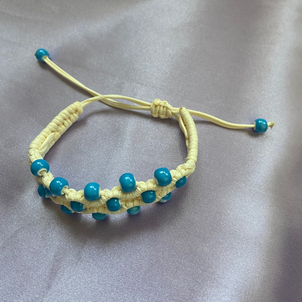Ceramic Bead Charm Bracelet BOHO Bolo - Picture 10 of 11